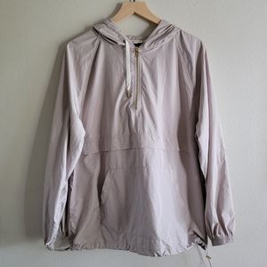 Main strip jacket, L, Grey cream